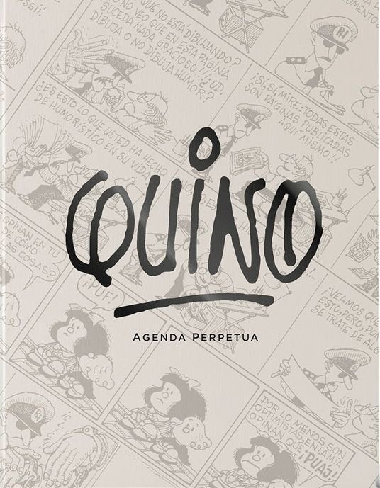 Quino agenda perpetua beige, de QUINO | portada del libro
