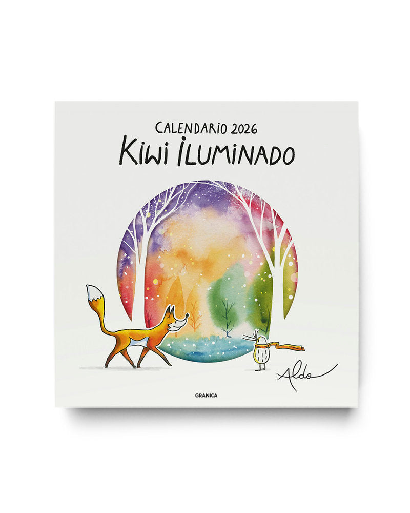 KIWI ILUMINADO 2026, CALENDARIO DE PARED, de TONELLI, ALDO | portada del libro