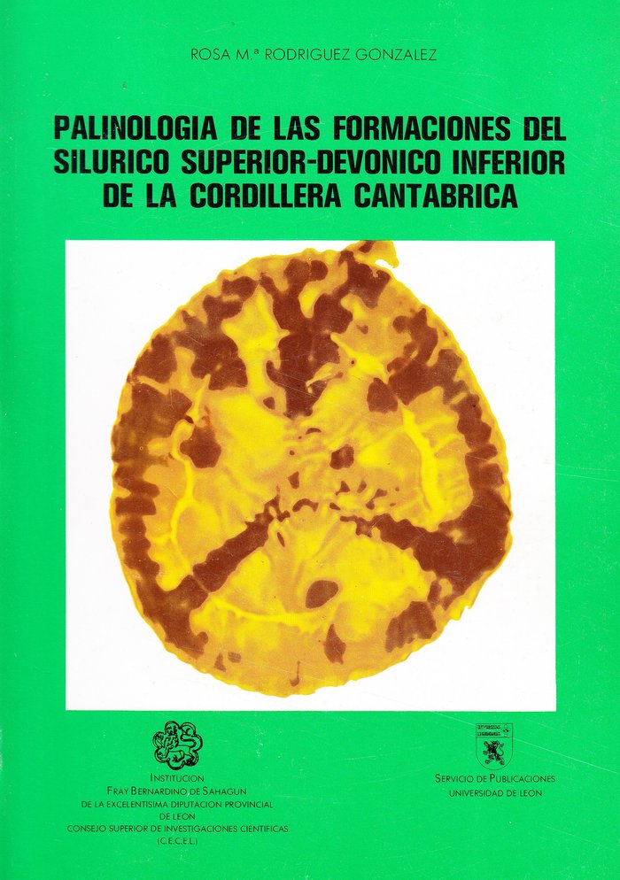 PALINOLOGIA DE LAS FORMACIONES DEL SILURICO SUPERIOR DEVONIC, de RODRIGUEZ GONZALEZ, ROSA MARIA | portada del libro