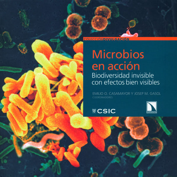 Microbios en acción, de CASAMAYOR,EMILIO | portada del libro