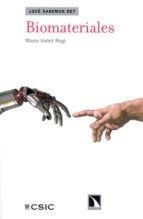 Biomateriales, de María Vallet Regí | portada del libro