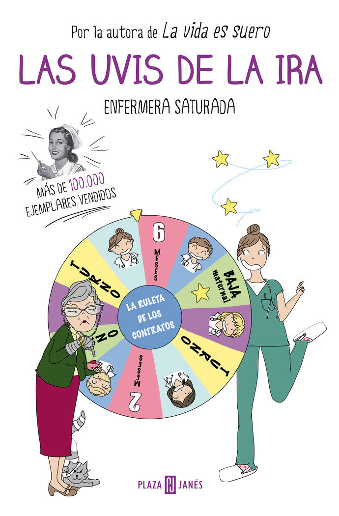 Las uvis de la ira, de Enfermera Saturada, | portada del libro