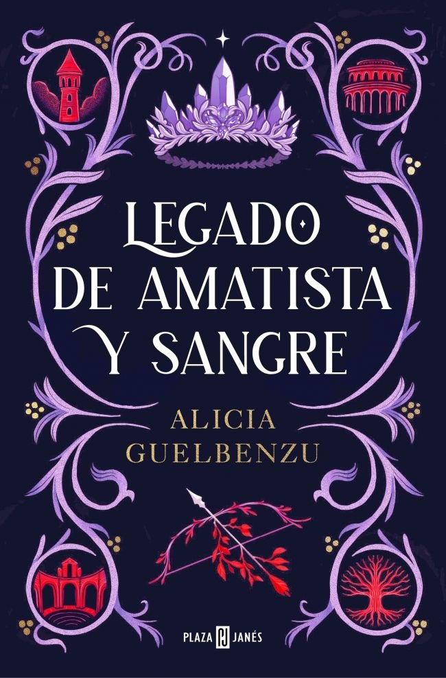 Legado de amatista y sangre, de ALICIA GUELBENZU | portada del libro