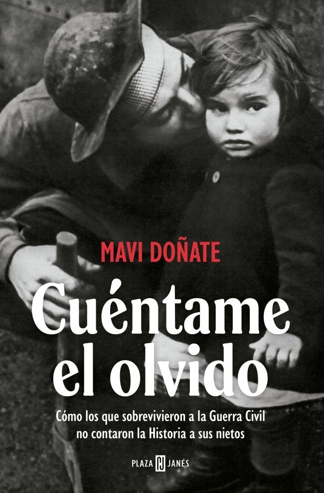 CUENTAME EL OLVIDO, de MAVI DOÑATE | portada del libro