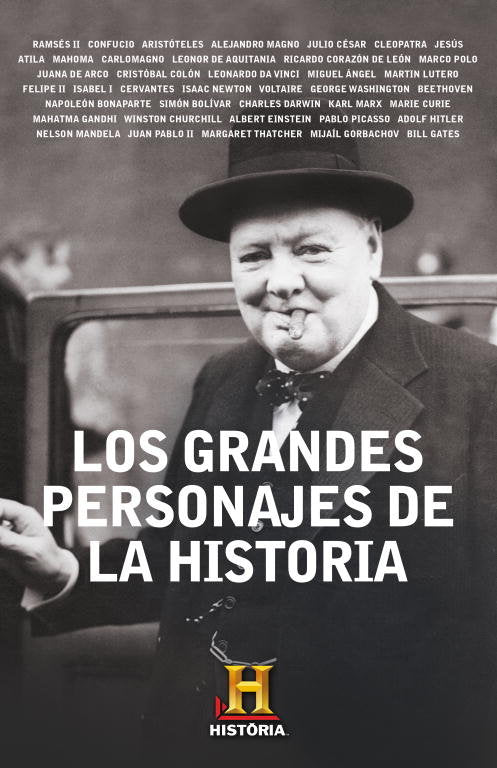 Los grandes personajes de la historia, de Canal Historia | portada del libro
