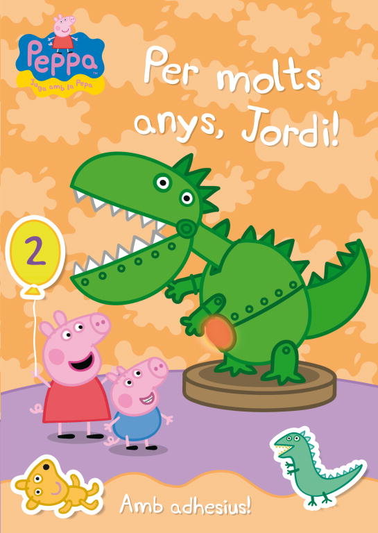Per molts anys, Jordi! (Peppa Pig. Quadern d'activitats), de Hasbro | portada del libro