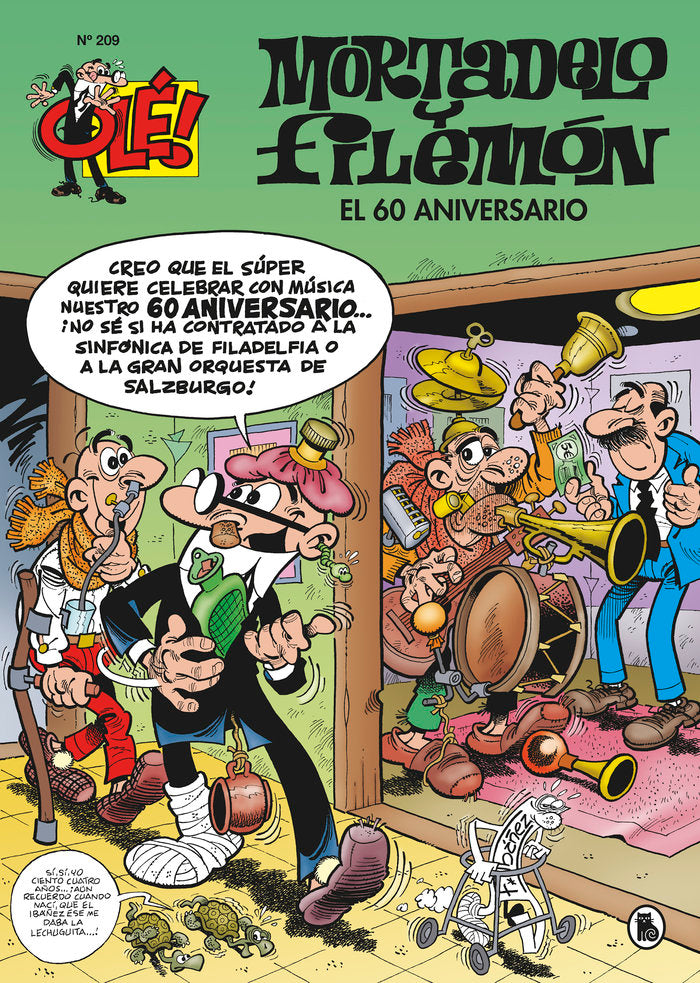 El 60 aniversario (Olé! Mortadelo 209), de Ibáñez, Francisco | portada del libro