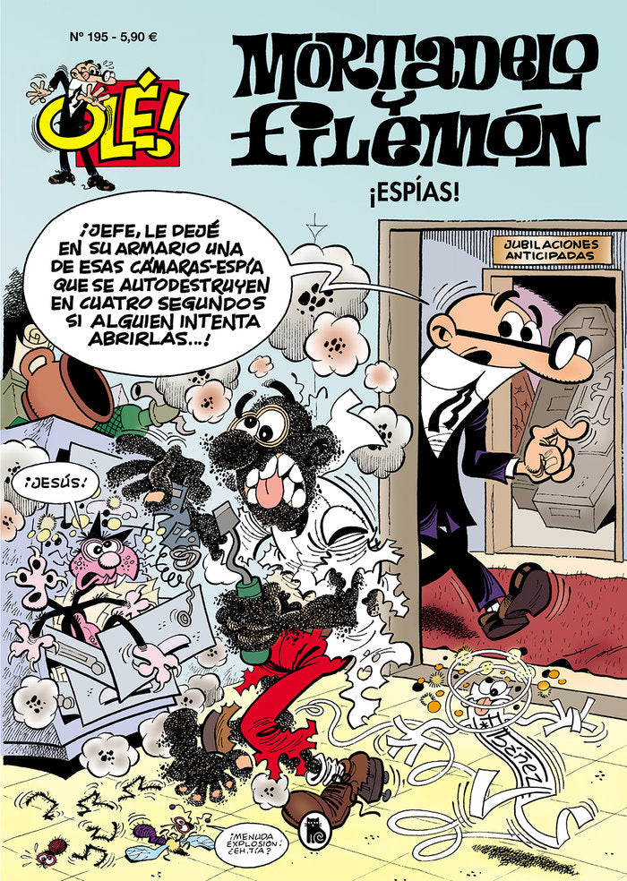 ¡Espías! (Olé! Mortadelo 195), de Ibáñez, Francisco | portada del libro