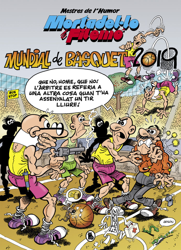 Mortadel·lo i Filemó. Mundial de Bàsquet 2019 (Mestres de l'Humor 53), de Ibáñez, Francisco | portada del libro