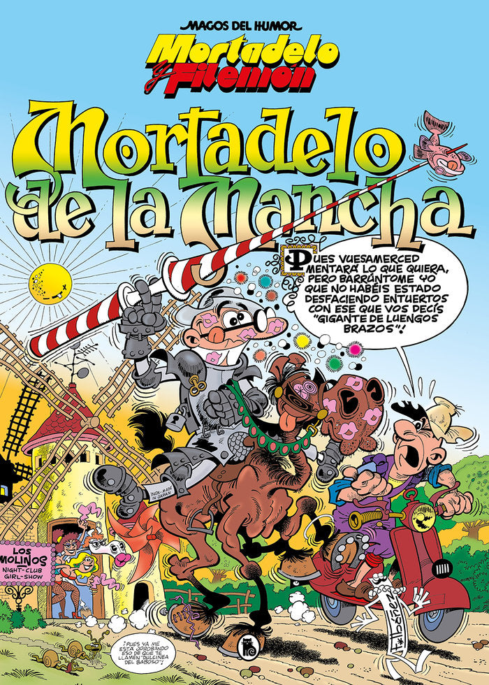 Mortadelo y Filemón. Mortadelo de la Mancha (Magos del Humor 103), de Ibáñez, Francisco | portada del libro