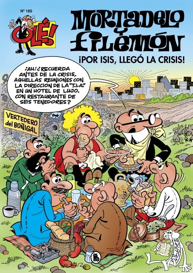 ¡Por Isis, llegó la crisis! (Olé! Mortadelo 185), de Ibáñez, Francisco | portada del libro
