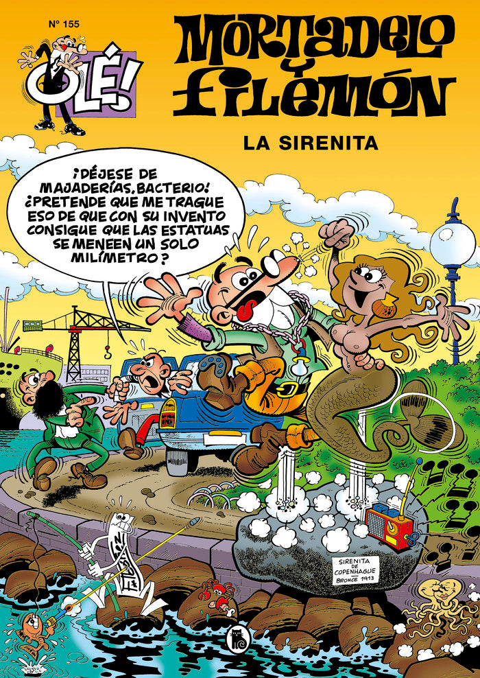 LA SIRENITA (OLE! MORTADELO 155), de IBAÑEZ | portada del libro