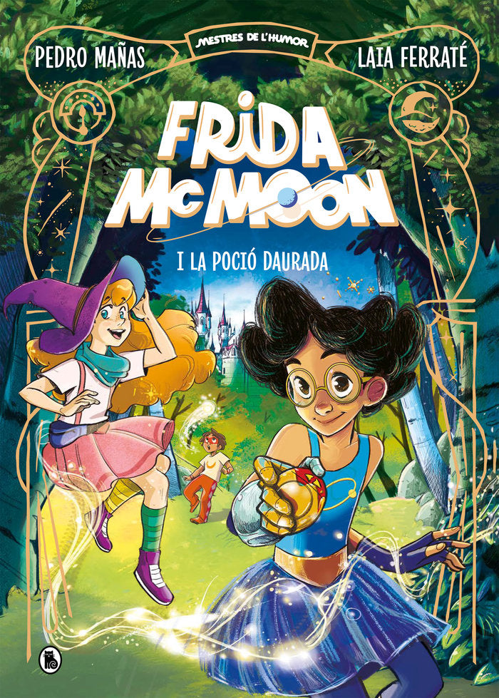 Frida McMoon i la poció daurada (Mestres de l'Humor Frida McMoon 2), de MAÑAS | portada del libro