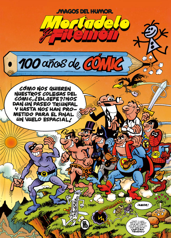 MORTADELO Y FILEMON. 100 AÑOS DE COMIC, de IBAÑEZ, FRANCISCO | portada del libro