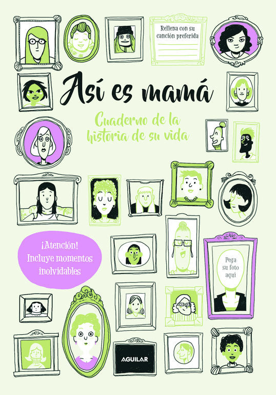 Así es mamá. Cuaderno de la historia de su vida, de Bald | portada del libro