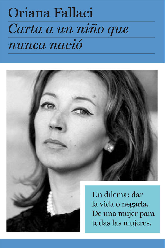 Carta a un niño que nunca nació, de Fallaci | portada del libro