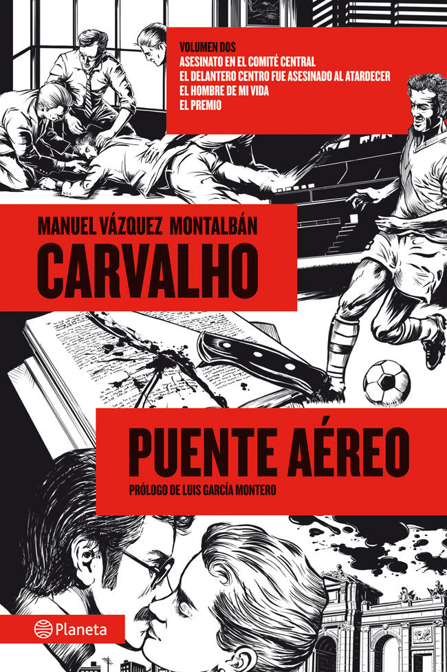 Carvalho: Puente aéreo, de Vázquez Montalbán | portada del libro
