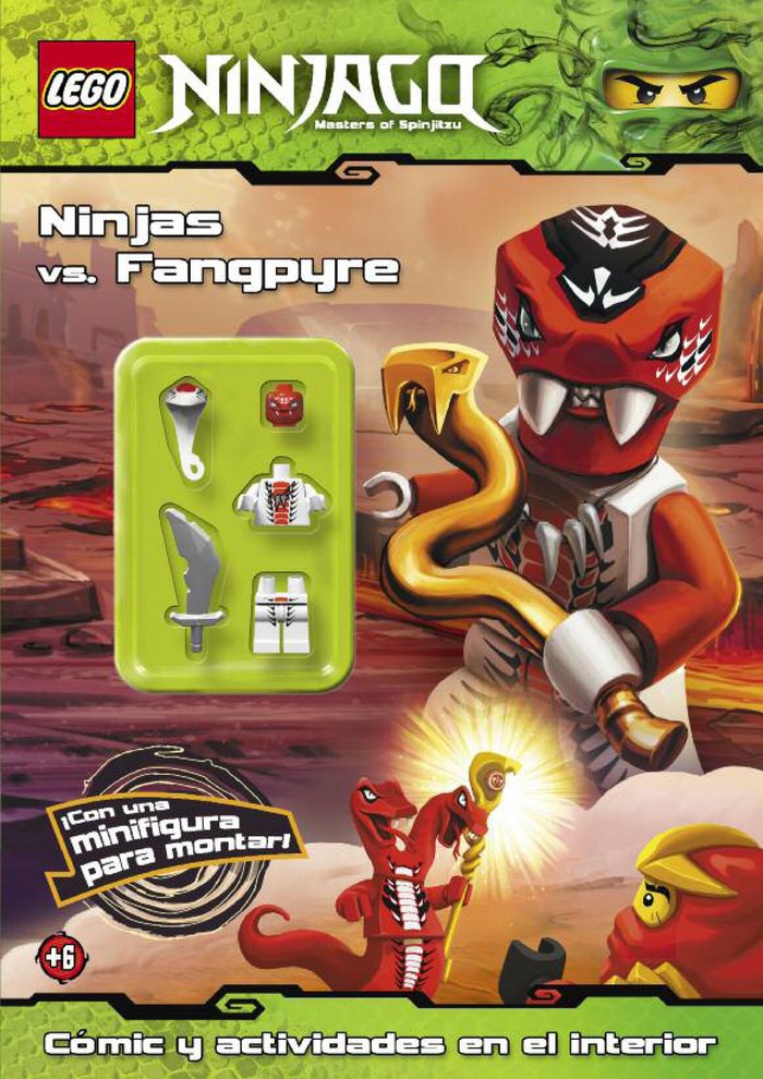 Ninjas vs. Fangpyre, de Lego | portada del libro