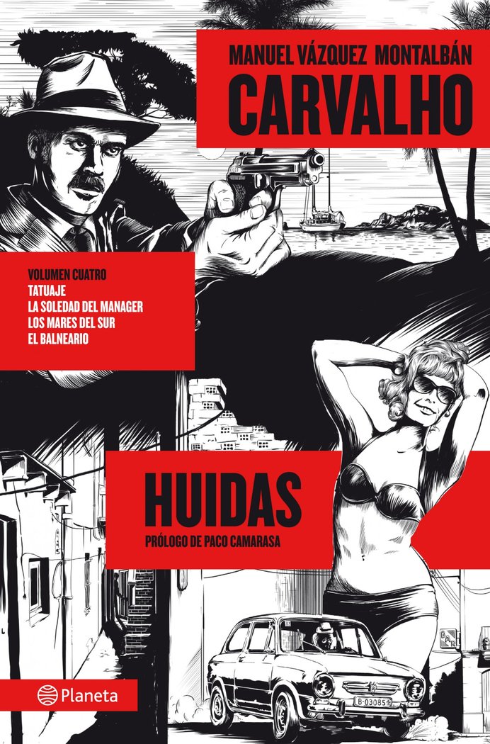 Carvalho: Huidas, de Vázquez Montalbán | portada del libro