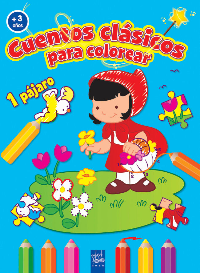 C.clásicos colorear +3, de YOYO | portada del libro