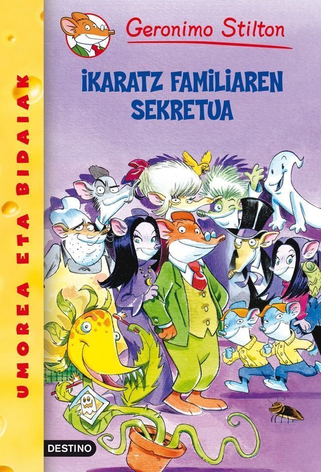 Ikaratz familiaren sekretua, de Stilton | portada del libro