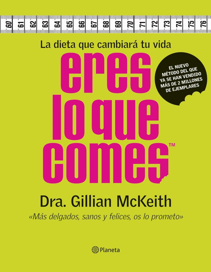 ERES LO QUE COMES, de MCKEITH | portada del libro