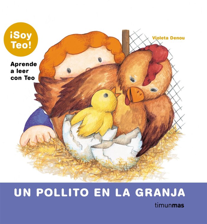Un pollito en la granja, de Denou | portada del libro