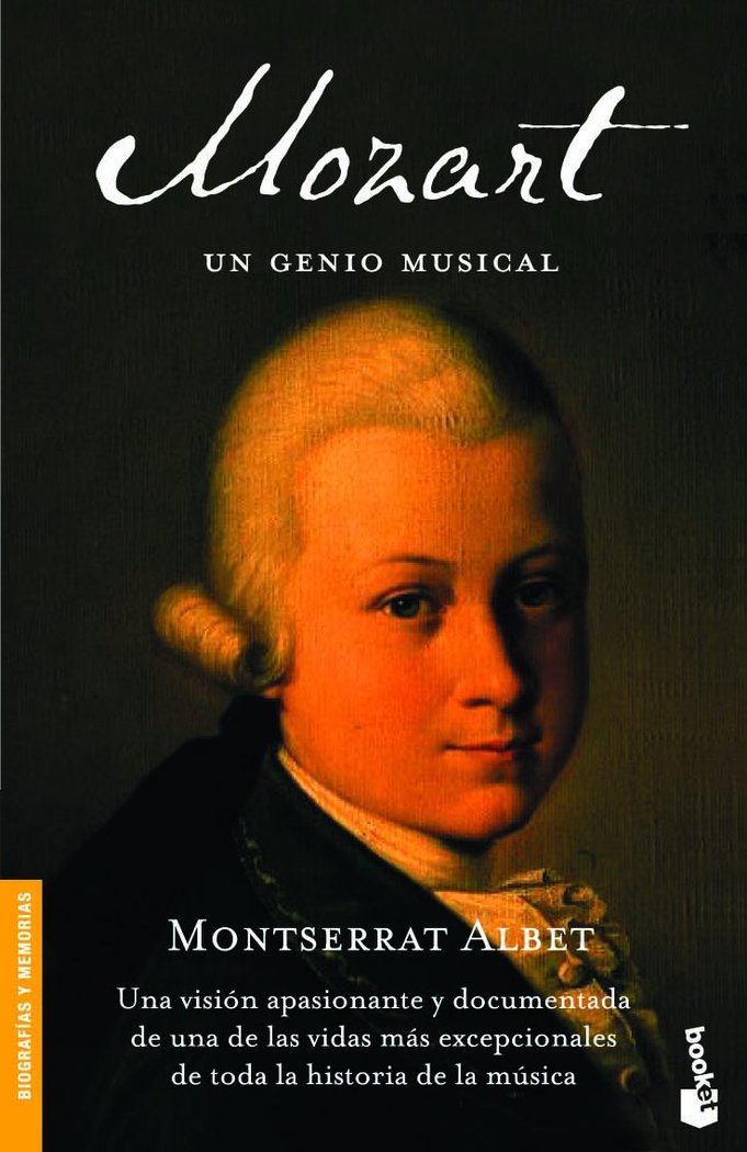 Mozart, un genio musical, de Albet | portada del libro