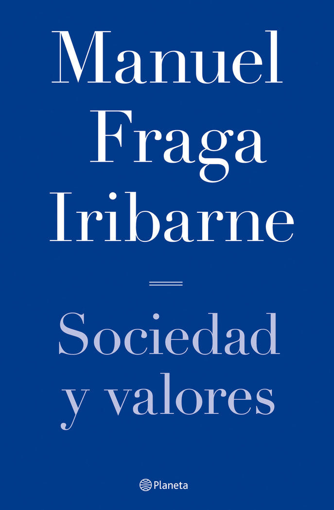 Sociedad y valores, de Fraga Iribarne | portada del libro