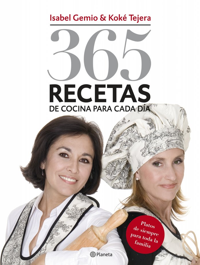 365 recetas de cocina para cada d¡a, de ISABEL GEMIO#KOKé TEJERA | portada del libro