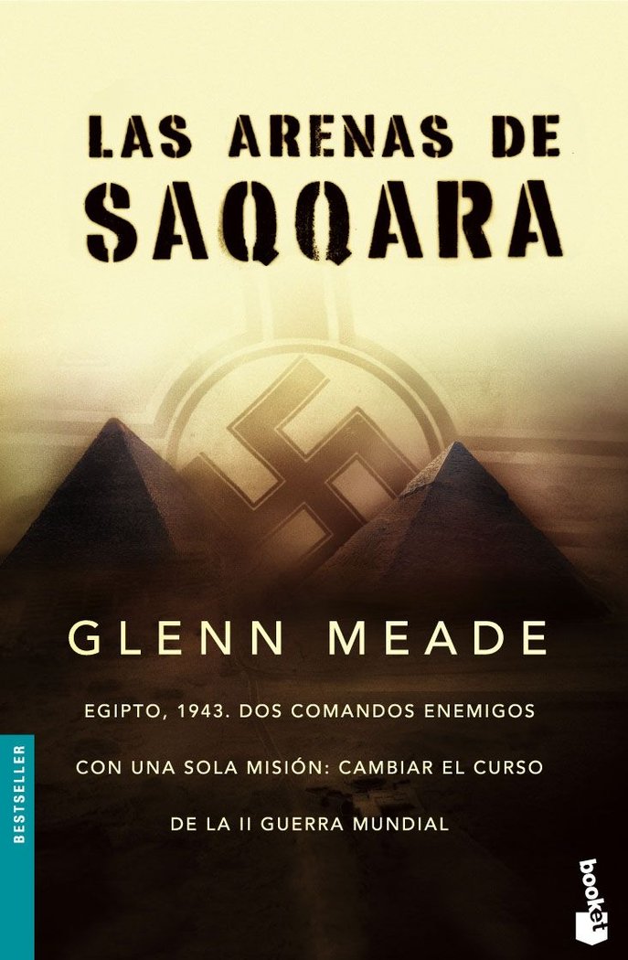 Las arenas de Saqqara, de Meade | portada del libro