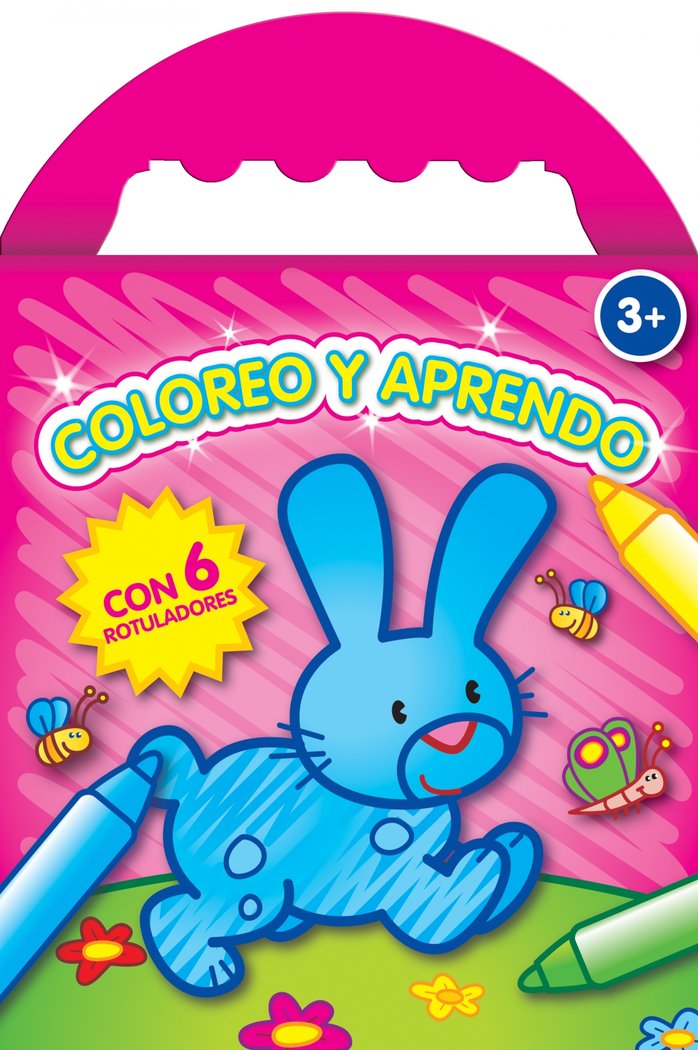 Coloreo y aprendo rosa, de YOYO | portada del libro