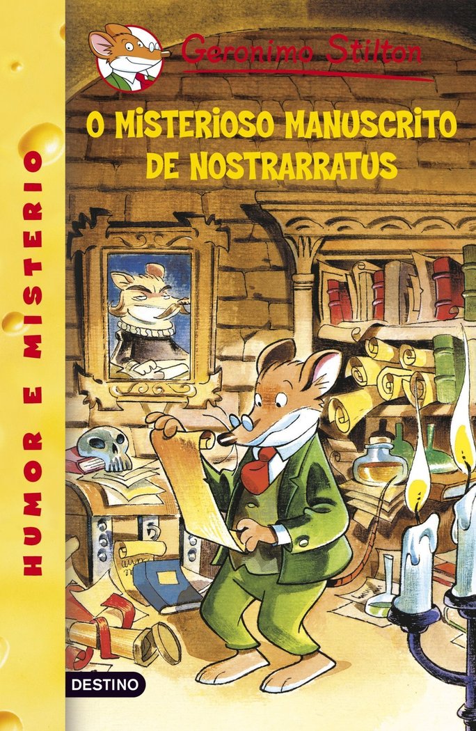 O misterioso manuscrito da Nostrarratus, de Stilton | portada del libro