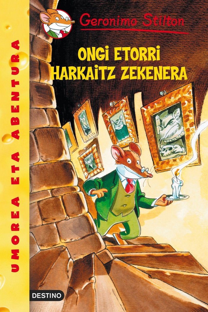 Ongi etorri harkaitz zekenera, de Stilton | portada del libro