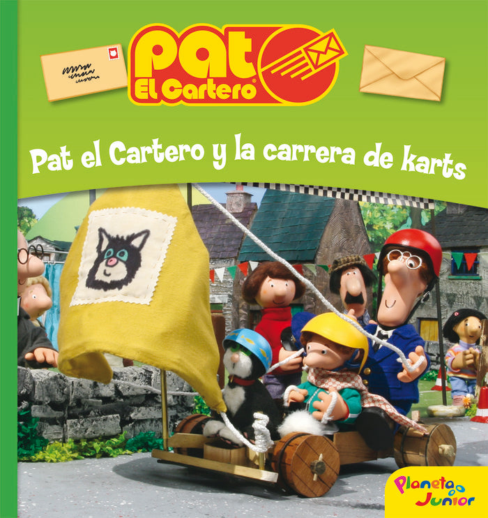 Pat el Cartero y la carrera de karts, de AA. VV. | portada del libro