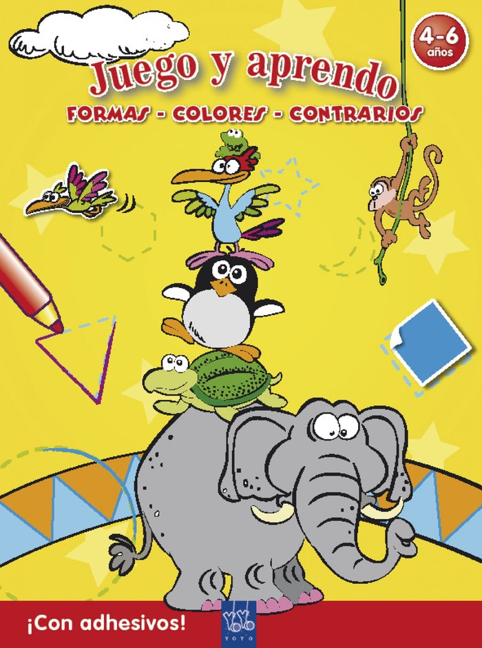Formas, colores, contrarios, de YOYO | portada del libro