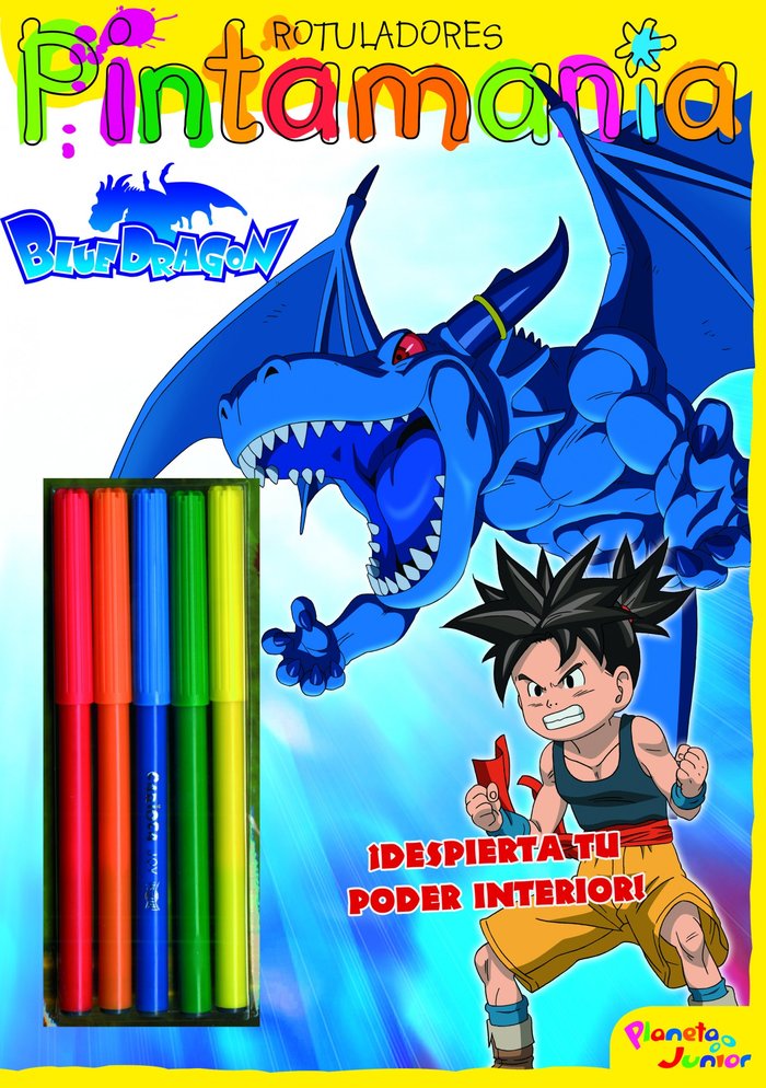 Blue Dragon. Pintamanía Rotuladores, de Blue Dragon | portada del libro