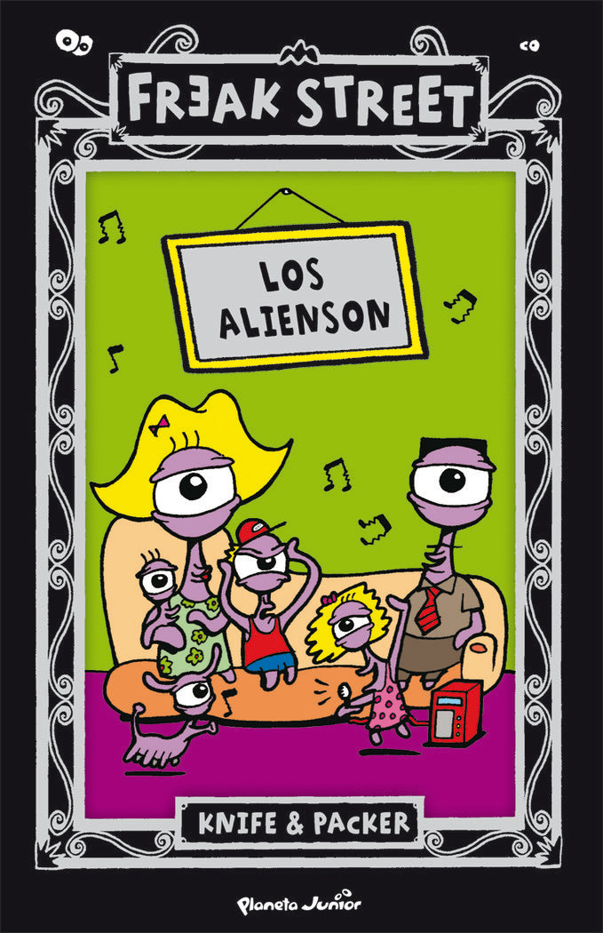 Los Alienson, de Knife & Packer | portada del libro