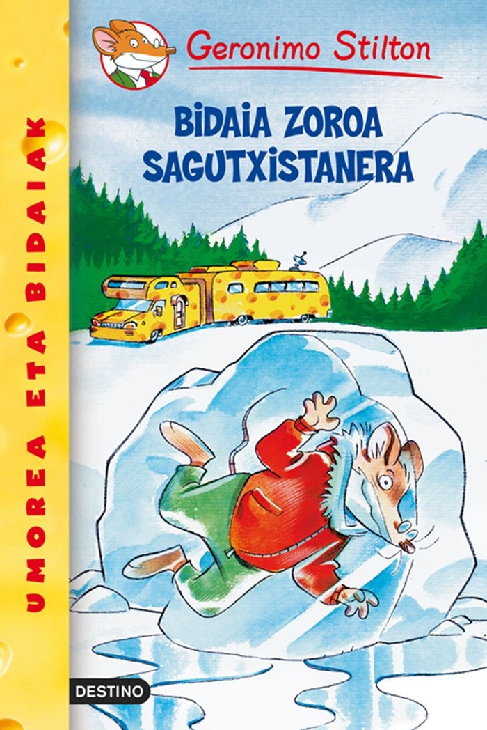 Bidaia Zoroa Sagutxistanera, de Stilton | portada del libro