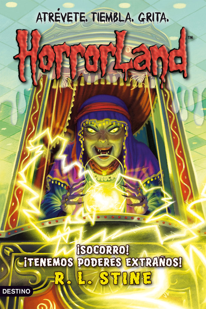 ¡Socorro! ¡Tenemos poderes extraños!, de Stine, R. L. | portada del libro