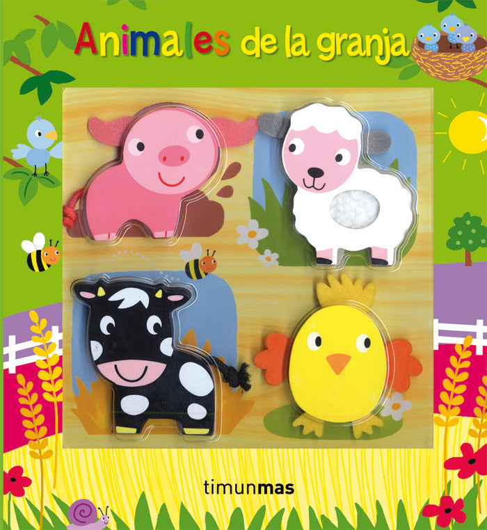 Animales de la granja, de Learning Wood LLC | portada del libro