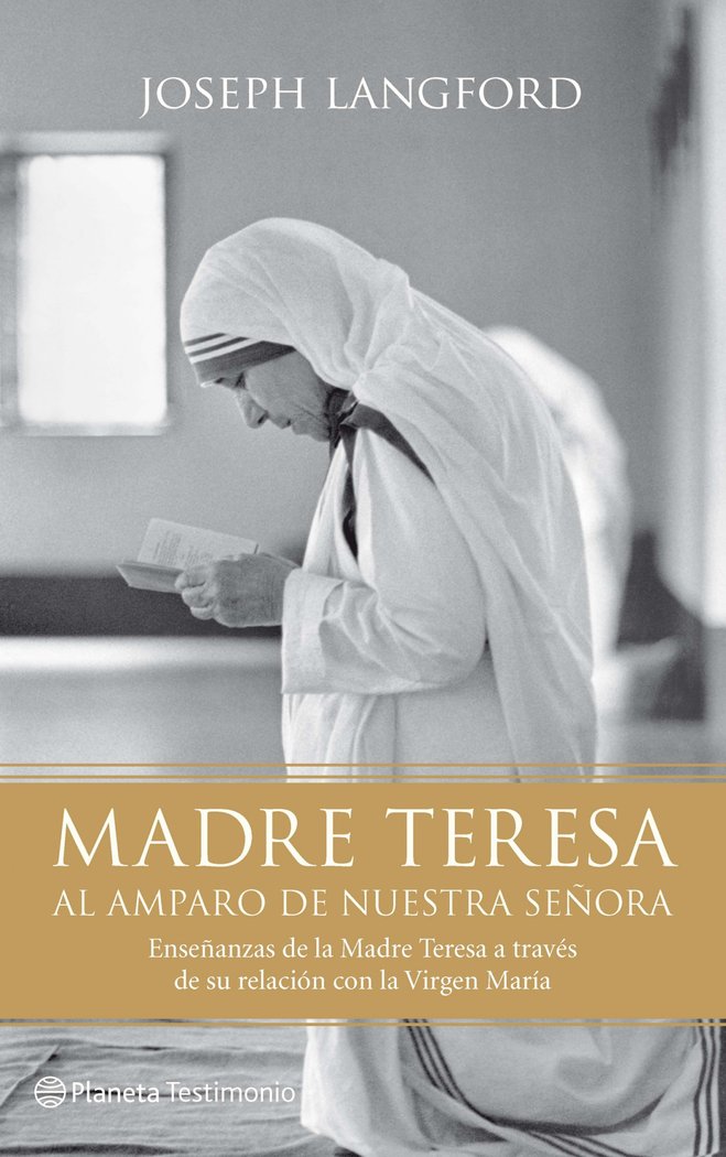 Madre Teresa. Al amparo de Nuestra Señora, de Langford | portada del libro