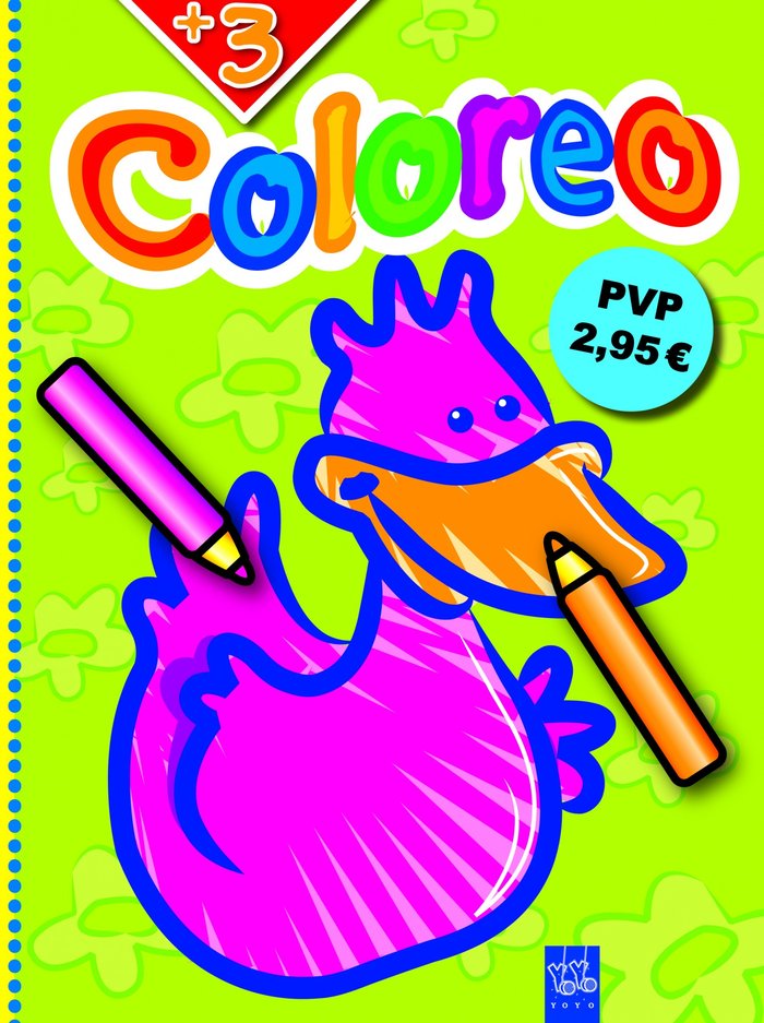 Coloreo +3, de YOYO | portada del libro