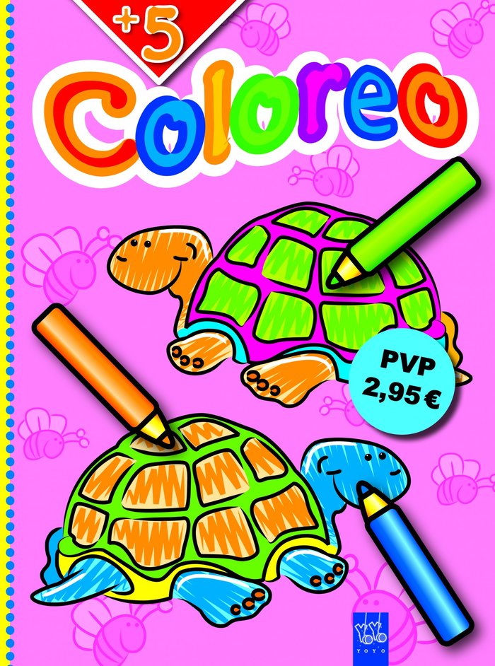 Coloreo +5, de YOYO | portada del libro