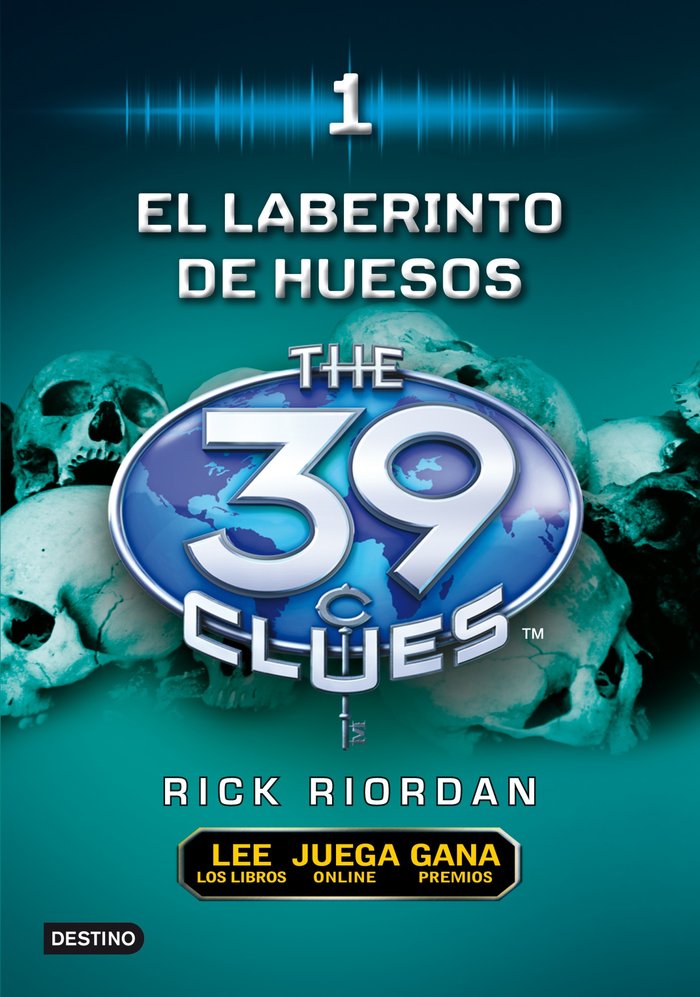 El laberinto de huesos, de Riordan | portada del libro