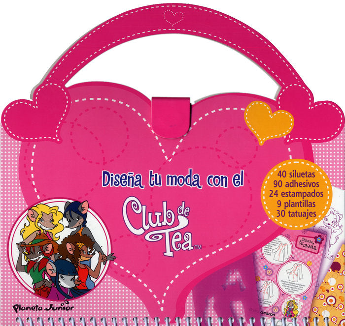 Diseña tu moda con el Club de Tea, de Stilton | portada del libro