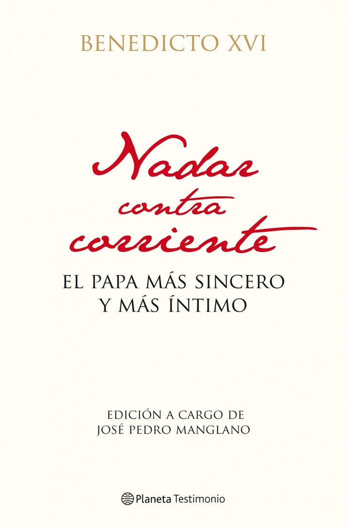 Nadar contra corriente, de Benedicto XVI | portada del libro