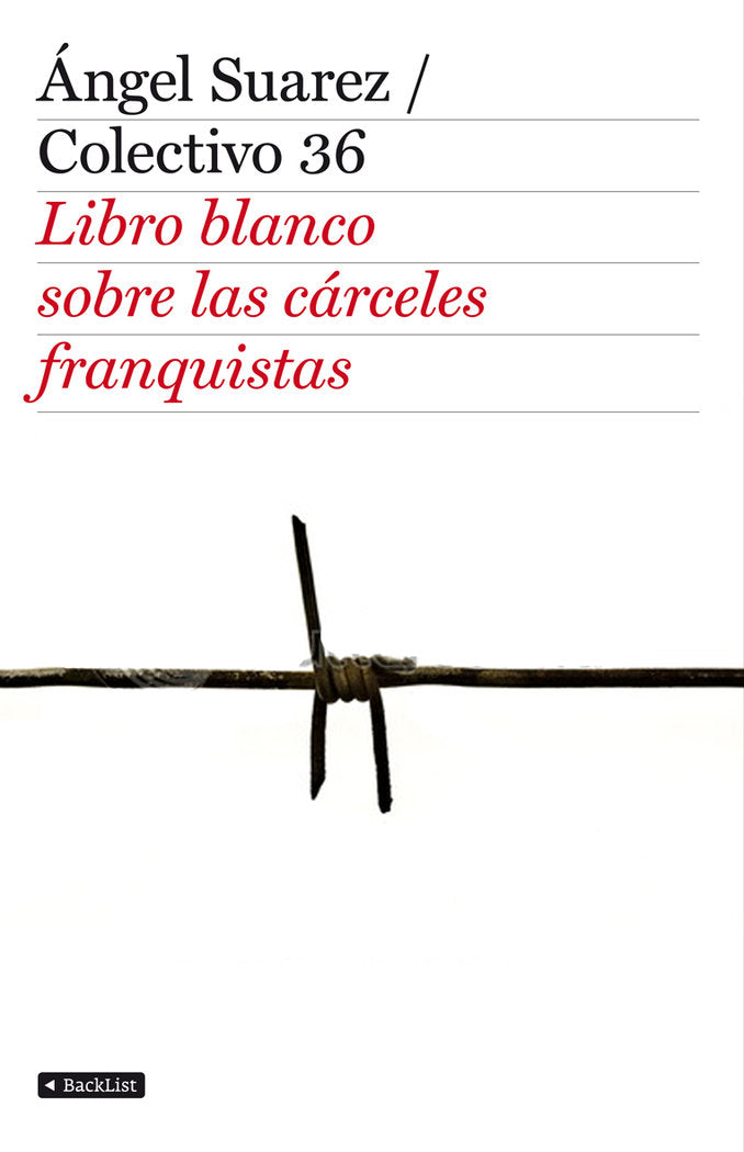 El libro blanco de las cárceles franquistas, de AA. VV. | portada del libro