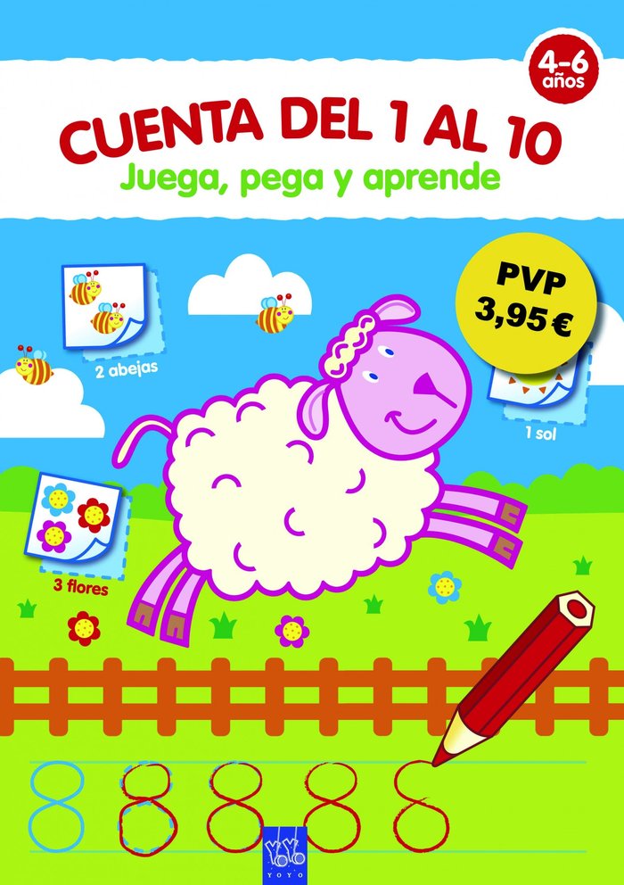 Cuenta del 1 al 10, de YOYO | portada del libro