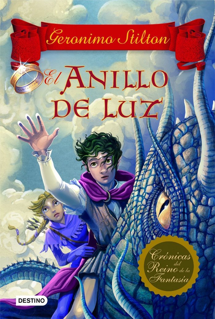 El anillo de luz, de Stilton | portada del libro